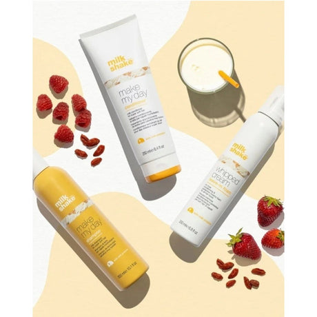 Milk Shake Make My Day Shampoo 300ml – Professzionális Mindennapi Sampon Minden Hajtípusra, Hidratálással és Természetes Fénnyel