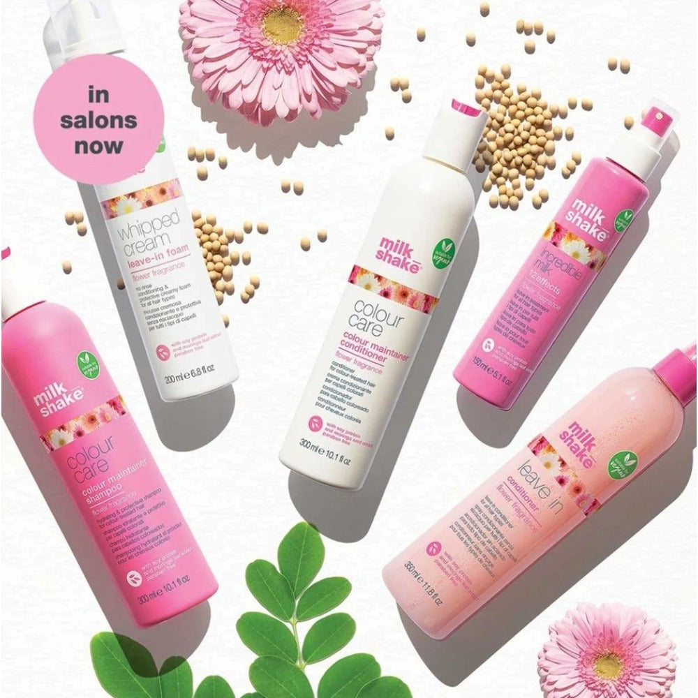 Milk Shake Colour Maintainer Flower Fragrance Conditioner 300ml – Professzionális Balzsam Festett Hajra, Színvédelem, Hidratálás és Intenzív Fény