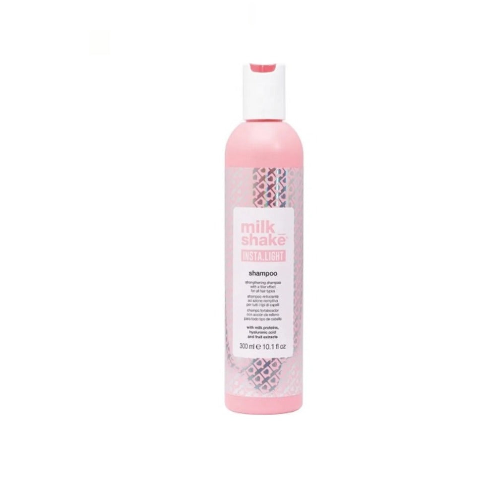 Milk Shake Insta.Light Shampoo 300ml – Erősítő sampon hialuronsavval és tejfehérjékkel a Glass Hair ragyogásért