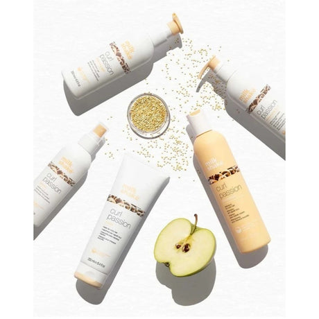 Milk Shake Curl Passion Defining Gel 200ml – Professzionális Göndör Hajformázó Gél Bucsok Definiálására, Anti-Frizz Hatással és Természetes Rugalmassággal
