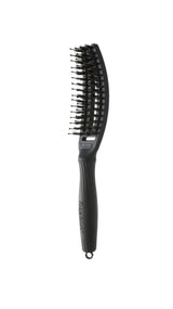 Olivia Garden FingerBrush Combo Small Full Black – Professzionális Antisztatikus Hajkefe Kíméletes Kifésüléshez és Precíz Formázáshoz S