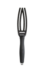 Olivia Garden Fingerbrush Boar & Nylon Black Kibontó kefe S