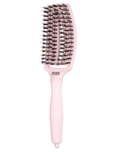 Olivia Garden FingerBrush Pastel Combo Medium Pink – Professzionális Hajkefe Kíméletes Kifésüléshez, Volumenhez és Természetes Fényhez M