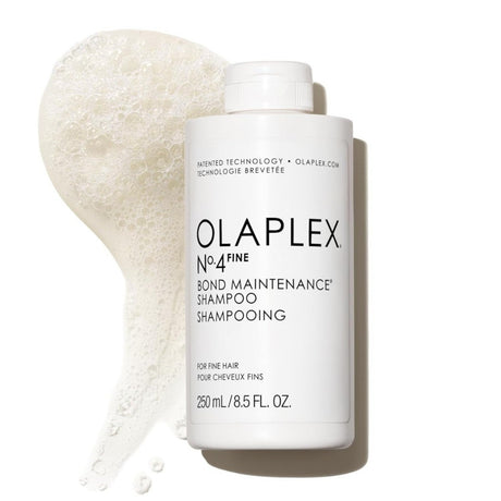 Olaplex No.4 Fine Bond Maintenance Shampoo 250ml – Professzionális Volumennövelő és Hajerősítő Sampon Vékonyszálú, Dúsítást Igénylő Hajra