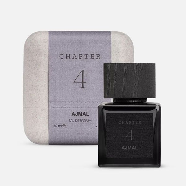 Ajmal Chapter 4 EDP Unisex 50ml – Füstös elegancia bőr, fekete cseresznye és nemes fa jegyekkel