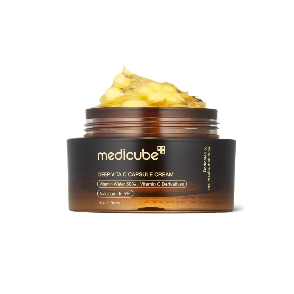 MEDICUBE Deep Vita C Capsule Cream C-vitaminos bőrvilágosító arckrém