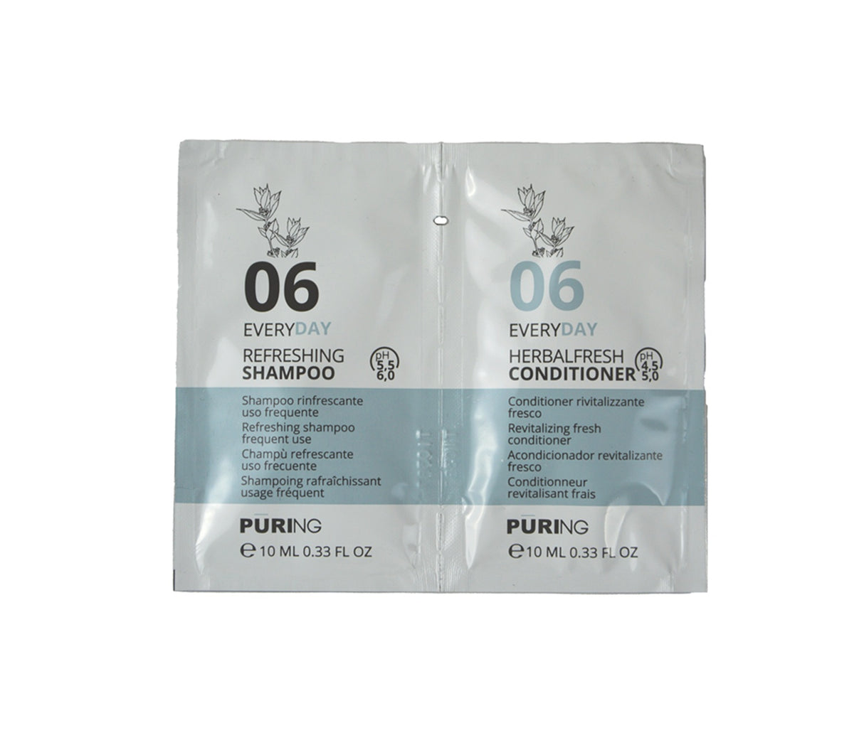Puring Everyday Sampon és Balzsam Minden hajtípusra 10ml + 10ml