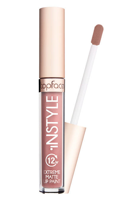 Topface Extreme Matte Instyle Folyékony Rúzs 12H – Intenzív Szín, Ultra Matt Finish és Hosszantartó Kényelem