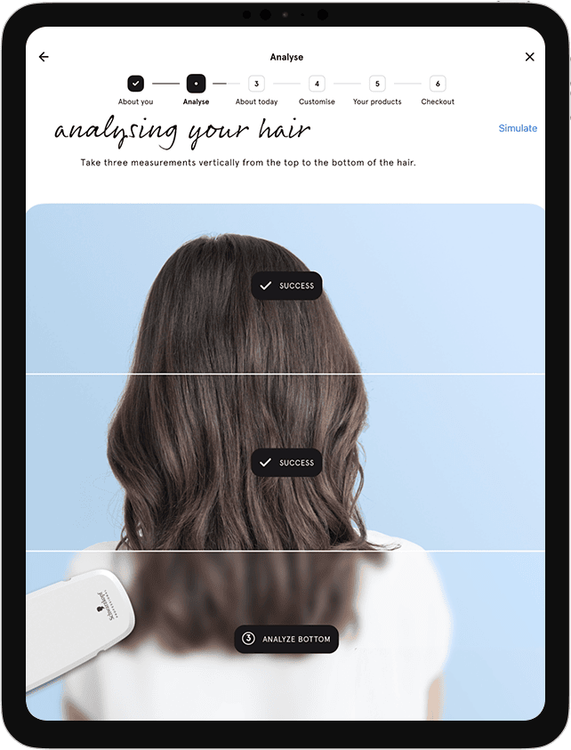 Schwarzkopf Professional SalonLab Smart Analyzer Professzionális Hajanalizátor