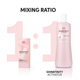 Wella Shinefinity BottleActivator 2% – Activator cu aplicator pentru vopsea demi-permanenta 60ml