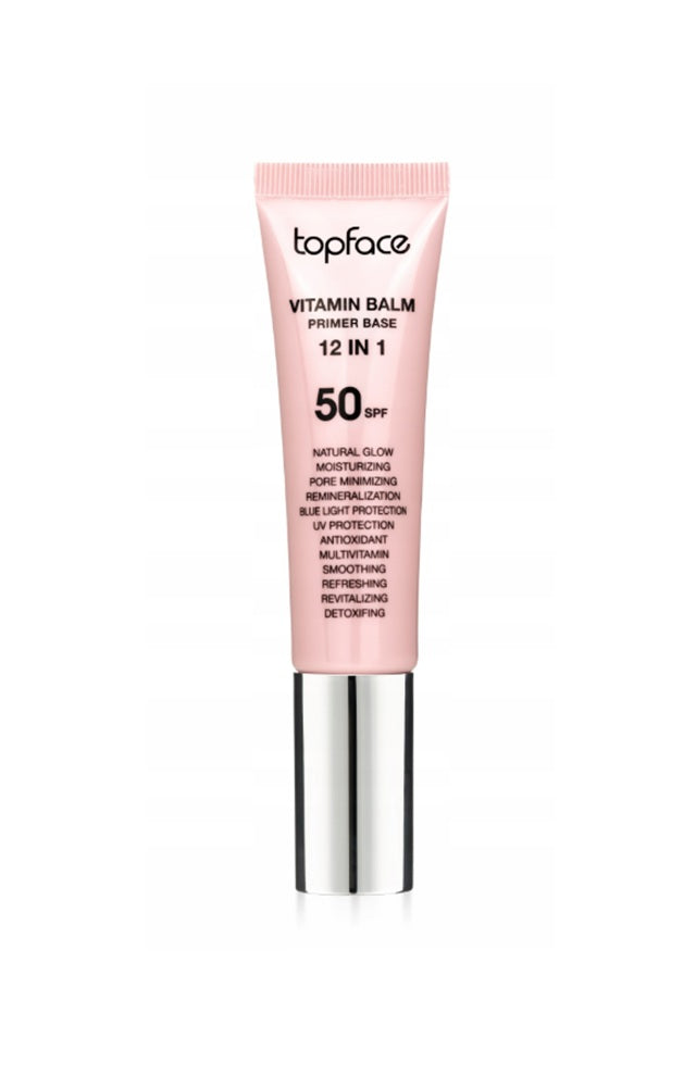 Topface Vitamin Balm Primer Base 12 az 1-ben – Sminkalap esszenciális vitaminokkal a sima, ragyogó és tökéletesen előkészített bőrért