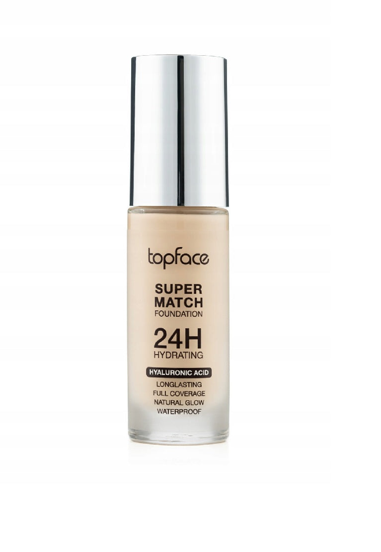 Topface Super tartós alapozó 24H – Tökéletes fedés, intenzív hidratálás és hosszan tartó természetes megjelenés