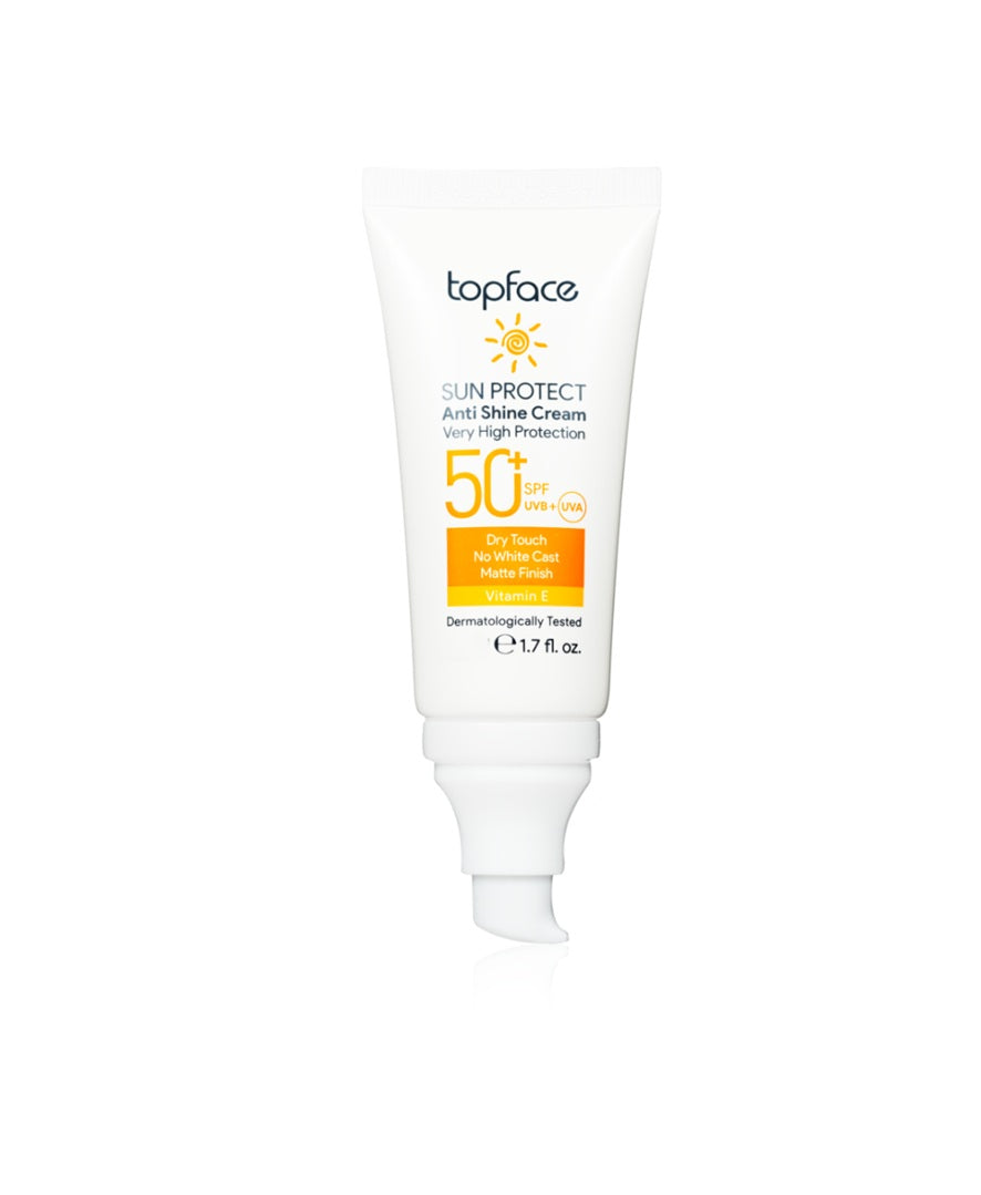 Topface Mattító Arckrém SPF 50 Fényvédelemmel – Láthatatlan Pajzsod a Nap és a Bőrhibák Ellen 30 ml