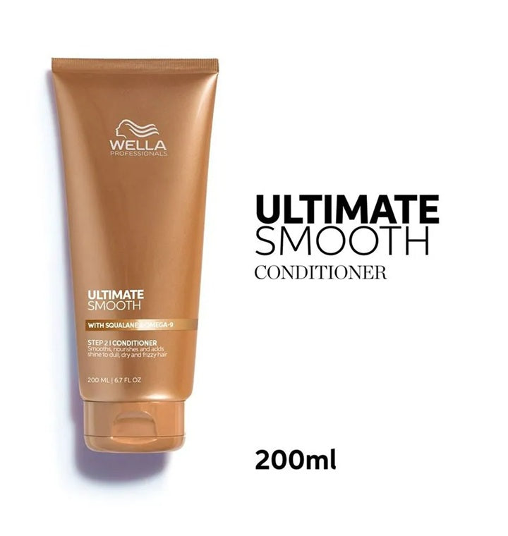 Wella Professionals Ultimate Smooth Balzsam 200 ml – Intenzív hidratálás és simítás száraz és rakoncátlan hajra