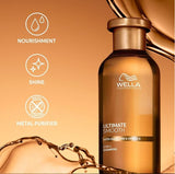 Wella Professionals Ultimate Smooth – Tápláló és Frizzelésgátló Professzionális Sampon Száraz és Lázadó Hajra 250ml