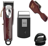 Wahl Set Combo Mașină De Tuns Magic Clip 5* Cordless +Travel Shaver+Fade Brush+Barber Fade Brush