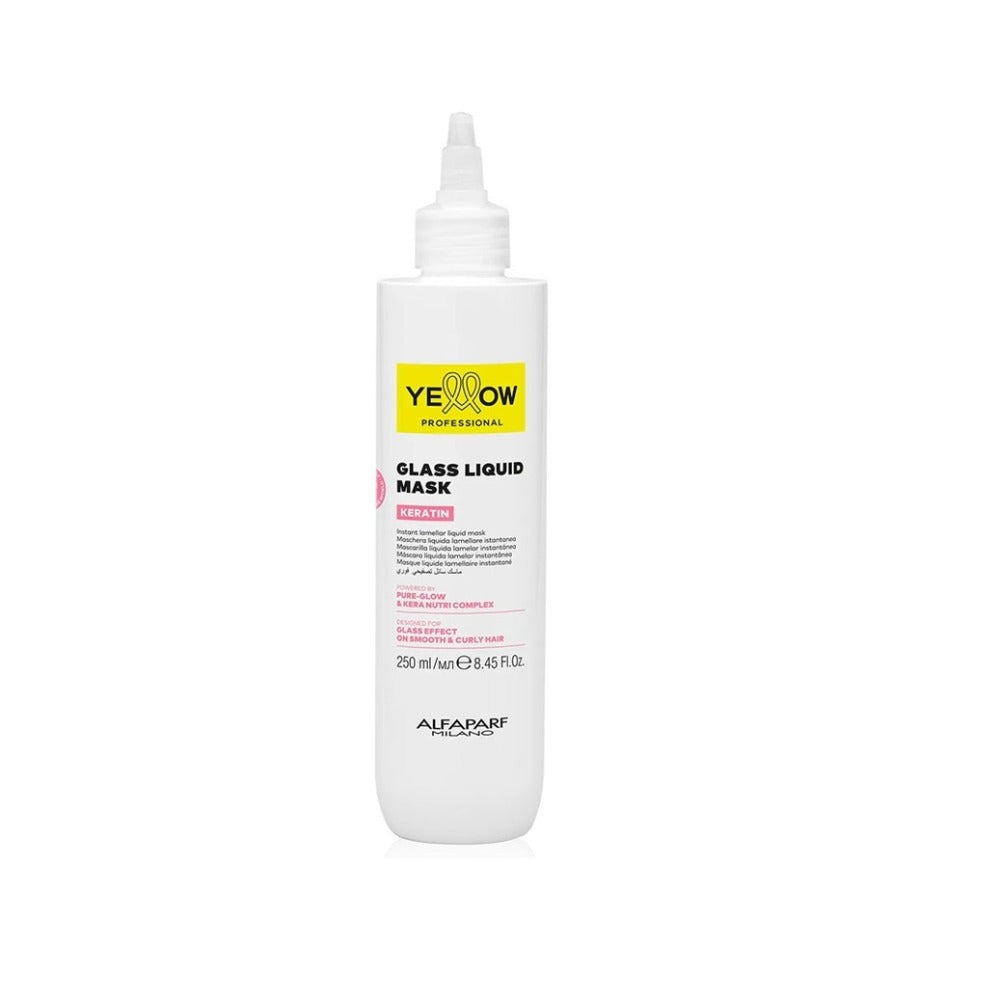 Yellow Glass Folyékony Keratin Haja Maszk Azonnali Lamináláshoz és Tükörfényhez 250 ml