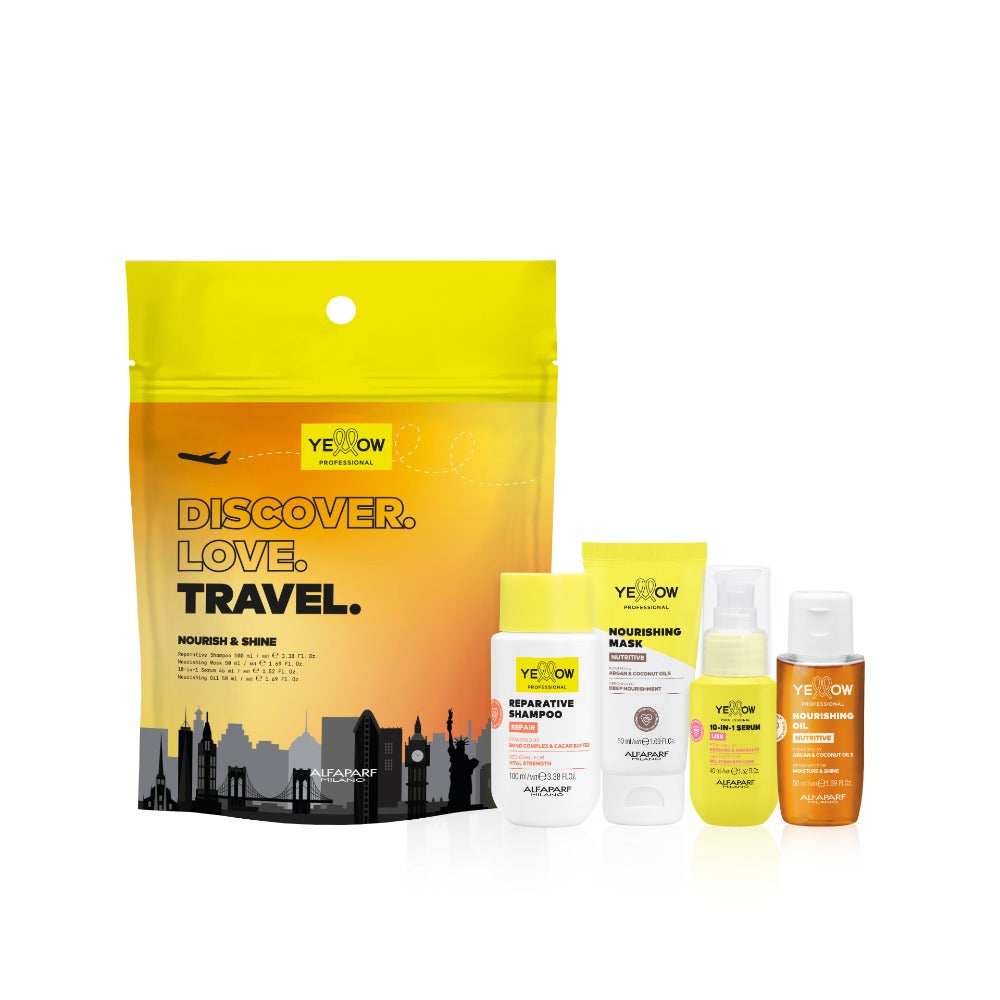 Yellow Nourish & Shine Kit Hrănire și Strălucire