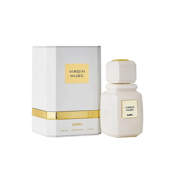 AJMAL Virgin Musc Unisex EDP 100ml – Tiszta fehér pézsmás elegancia az orientális parfümök világából - 100 ml - Parfümök
