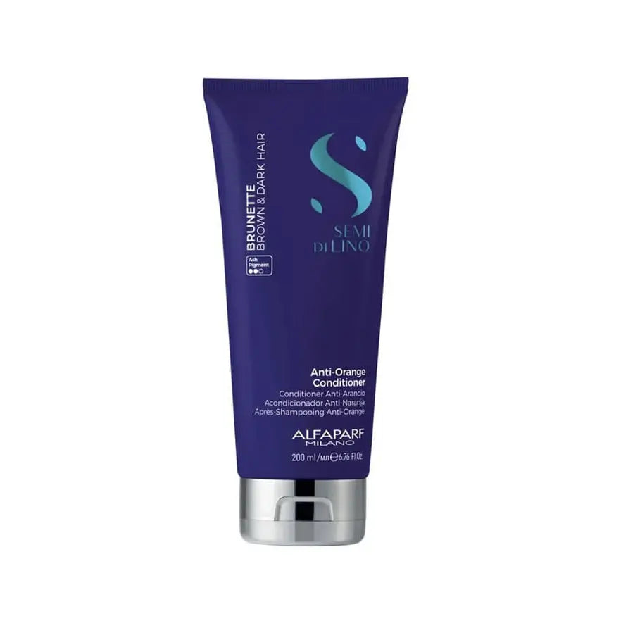 Alfaparf Semi di Lino Blonde&Brunette Balsam Anti Portocaliu - 200 ml - Păr