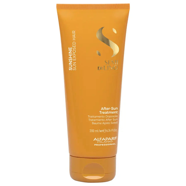 Alfaparf Semi di Lino Sunshine After-Sun Hair Treatment 200ml – Tratament nutritiv post-soare cu protecție UV