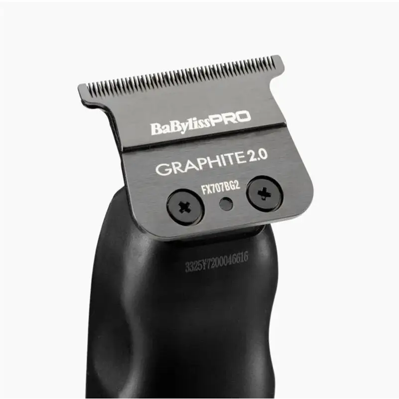 BaBylissPRO LO‑PROFX Compact Trimmer – Professzionális Kontúrvágó Ultra‑kompakt Grafit T‑Penge 2 mm 6800 RPM - Gépek