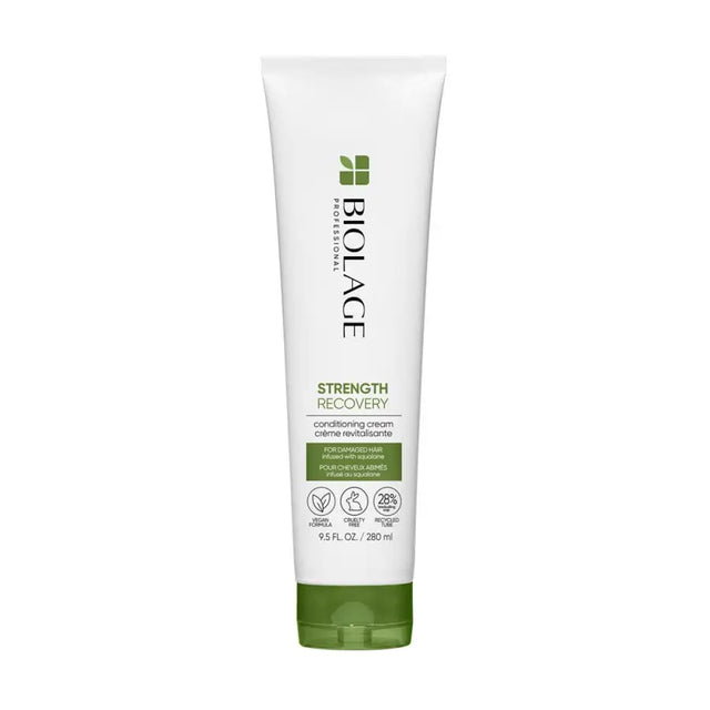 Balsam Profesional Reparare Intensă Biolage Strength Recovery cu Ulei de Squalane 200ml – Pentru Păr Deteriorat - Păr