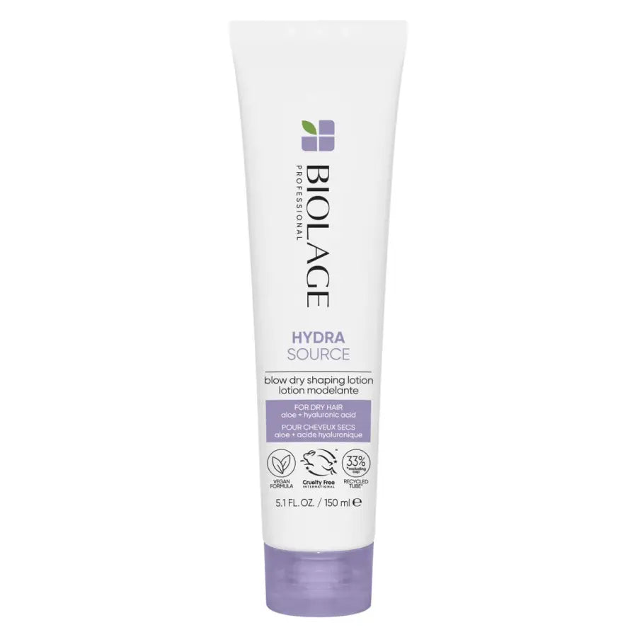 Cremă Profesională Biolage Hydra Source Blow Dry – Hidratare & Termo-Protecție 150ml - Păr
