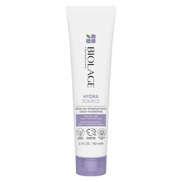 Cremă Profesională Biolage Hydra Source Blow Dry – Hidratare & Termo-Protecție 150ml - Păr