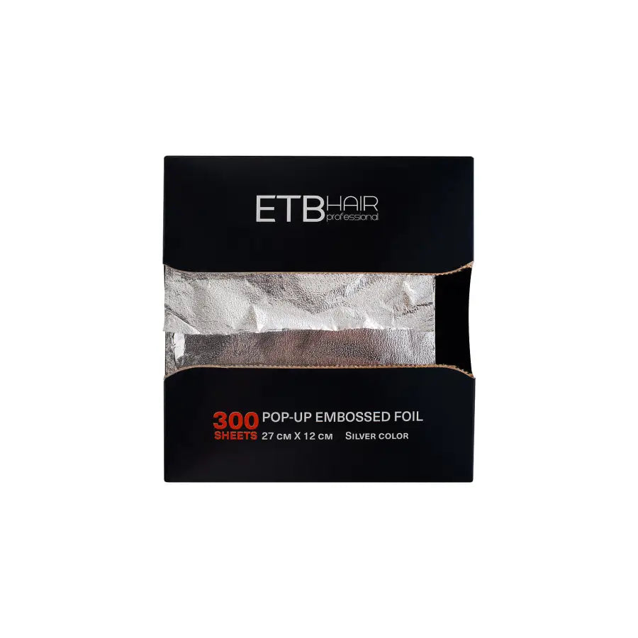 ETB Disposable előre vágott, dombornyomott alufólia 300 db
