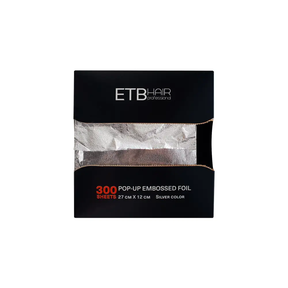 ETB Disposable Folie De Aluminiu Embosată Pretăiată 300 Buc X 27 Cm X 12cm