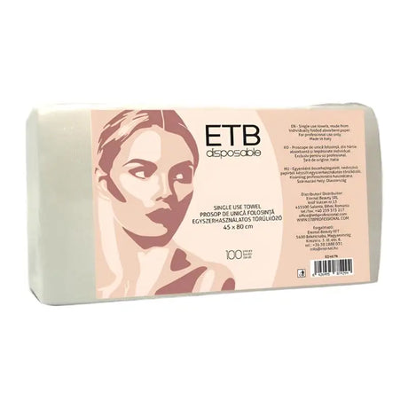 ETB Disposable Prosop de unică folosință 45cm x 80cm 100Buc