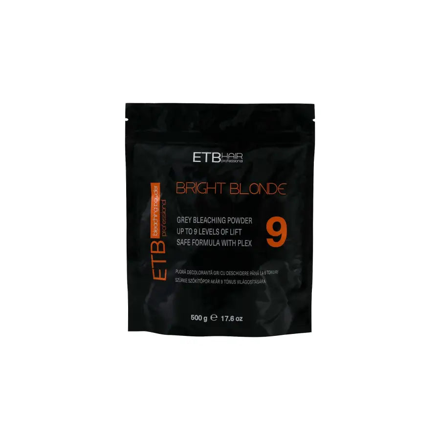 ETB Hair Bright Blonde Szürke szőkítőpor 9 árnyalat 500 g