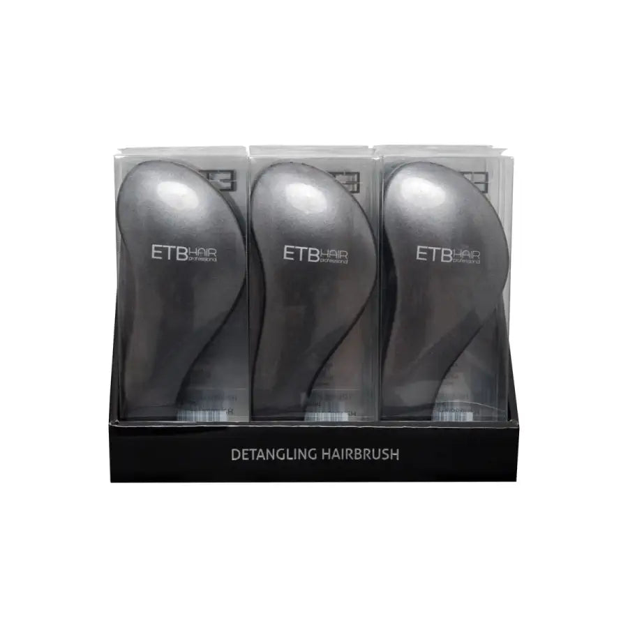 ETB Hair Display fekete kibontó kefékkel 9 db