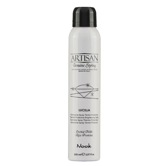 Fixativ pentru Luciu cu Efect Ușor de Fixare și Protecție Termică Nook Artisan Lucilla 150ml - 150 ml - Păr