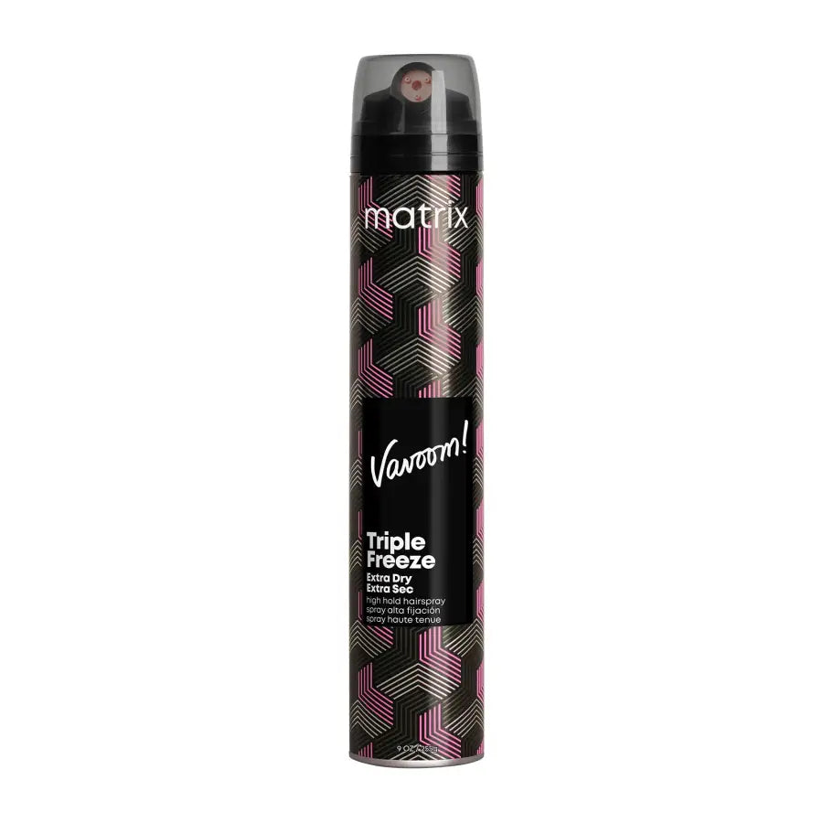 Fixativ Profesional cu Uscare Rapidă Matrix Vavoom Triple Freeze Extra Dry – Fixare Maximă și Volum 300ml - Păr