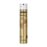 Fixativ Profesional L’Oréal Professionnel Elnett Satin Forte – Fixare Puternică și Protecție Împotriva Umidității 500ml