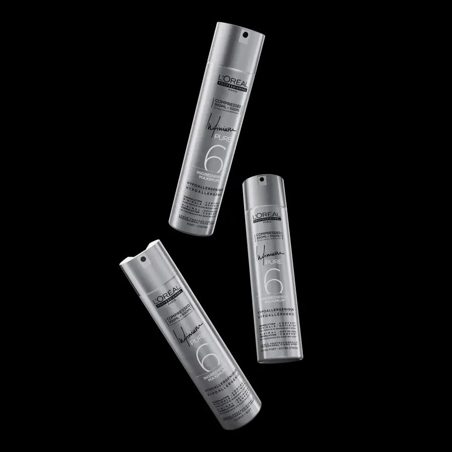 Fixativ Profesional L’Oréal Professionnel Infinium Pure Soft 300ml– Fixare Flexibilă și Strălucire Naturală - Păr