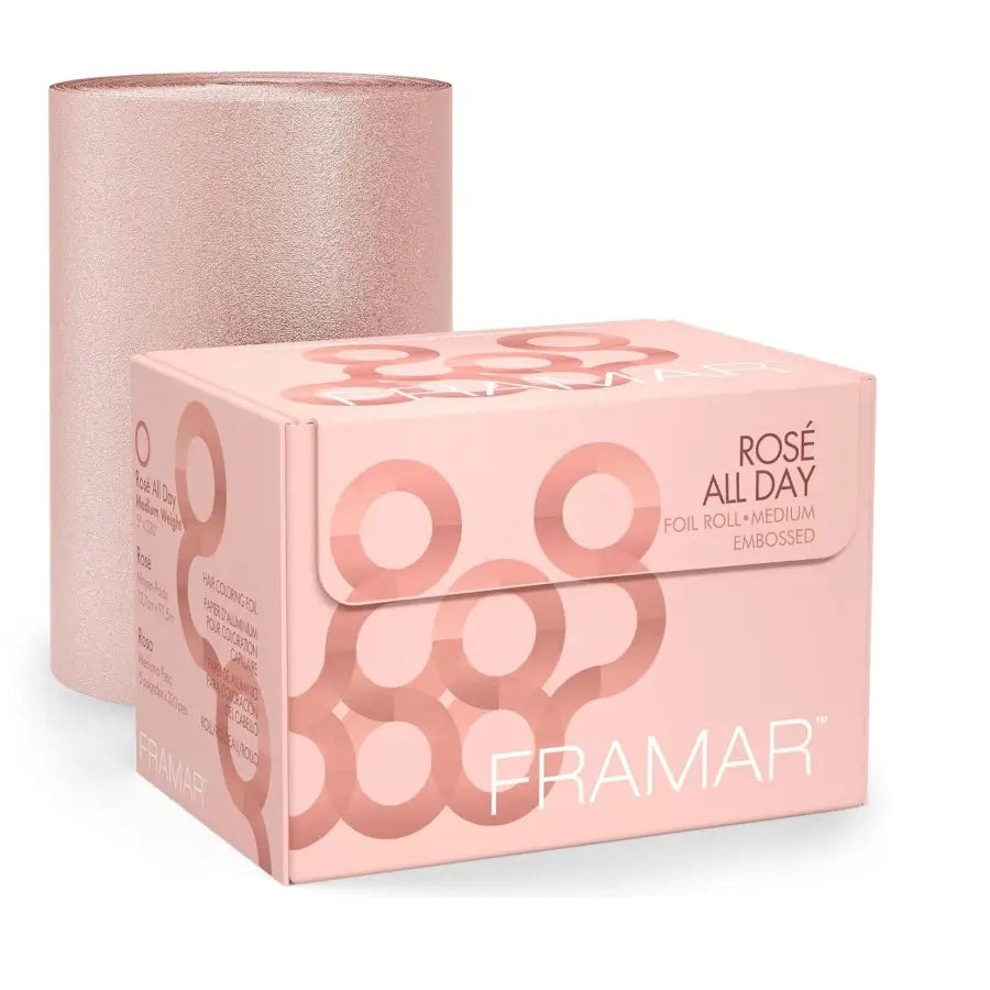 Framar Rose All Day Dombornyomott melírfólia tekercs 97,5 m