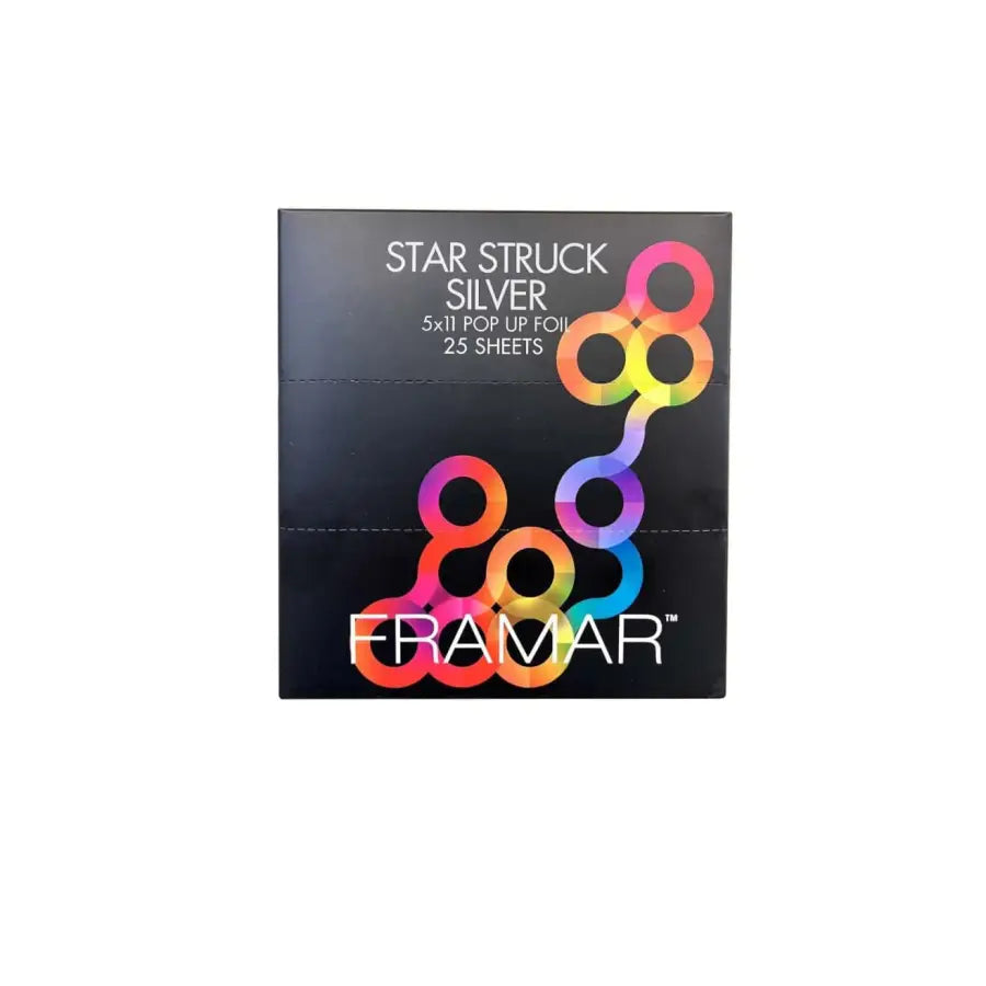 Framar Star Struck Silver Előre vágott melírfóliák 25 db