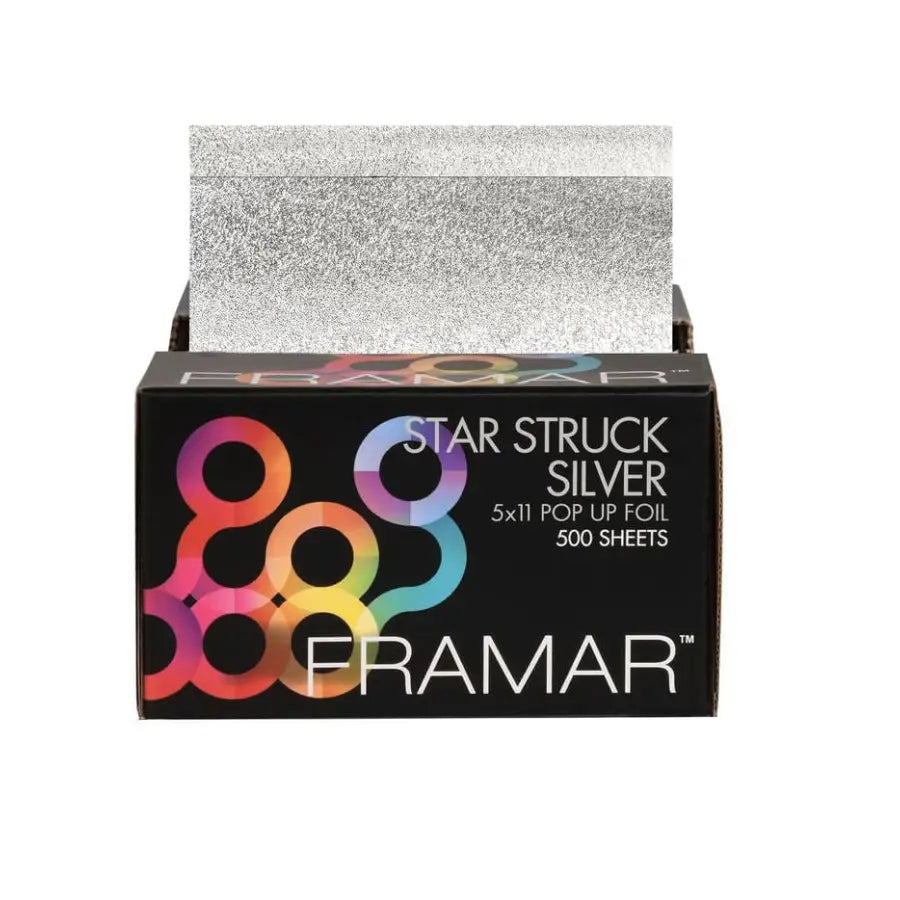 Framar Star Struck Silver Előre vágott dombornyomott fóliák 500 db