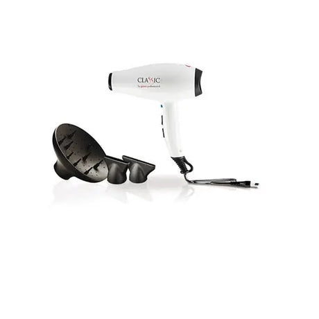 GA.MA Classic – Uscător de Păr Profesional 2200W cu Motor AC Italian Design Ergonomic și Uscare Rapidă - ALB - Aparatură