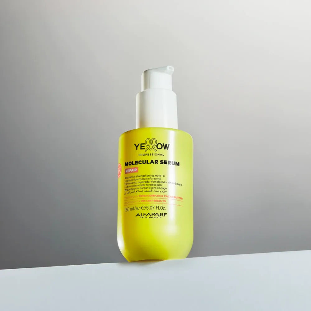 Yellow Reparative Molecular Serum – Professzionális, hajban maradó szérum sérült hajra, azonnali javítás és erősítés