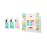 IREN Shizen Dew Up Discovery Kit – Japán Luxus Mini Szérumkészlet Száraz, Érzékeny és Vízhiányos Bőrre