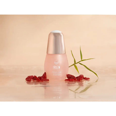 IREN Shizen Forever Young Szérum 20ml – Japán Prémium Anti-Aging Szérum Peptidekkel, Gojibogyóval és BIYUSEN Termálvízzel a Feszesebb, Sima és Megfiatalított Bőrért