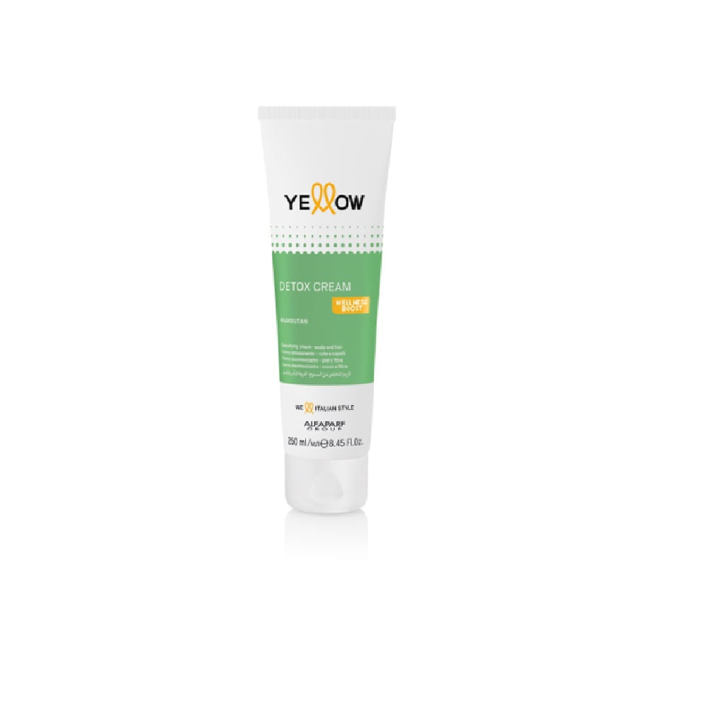 Yellow Scalp Detox Krém 250 ml – Méregtelenítés és Revitalizáció a Fejbőrnek és a Hajnak