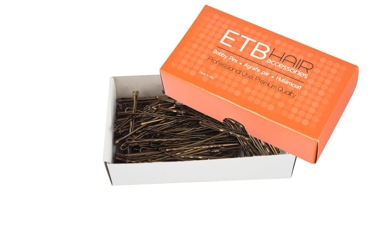 ETB Hair Barna Hajcsatok 6 cm 200g
