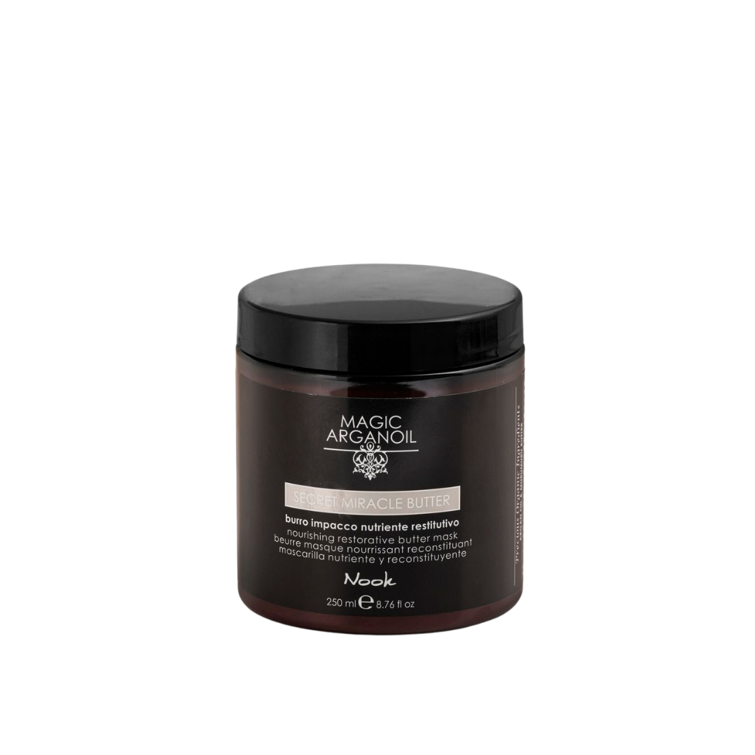 Nook Magic ArganOil Secret Restrukturáló Hajmaszk Sérült Hajra, Argánvajjal és 91% Természetes Összetevőkkel