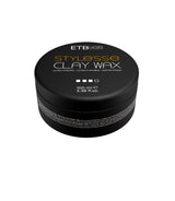 ETB Hair Stylesse Premium Clay Wax – Professzionális agyagos hajviasz ultraerős tartással és matt finissel 100 ml