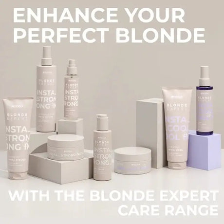 Indola Blonde Expert InstaCool Shampoo– Șampon Profesional pentru Neutralizarea Tonurilor Galbene cu Pigmenți Mov și